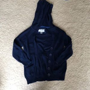 American Eagle navy button up sweater cardigan
